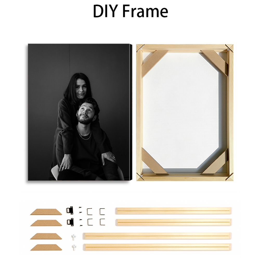 1 قطعة صورة مخصصة مع إطار DIY  - مراجعة Photography Poster وسعره