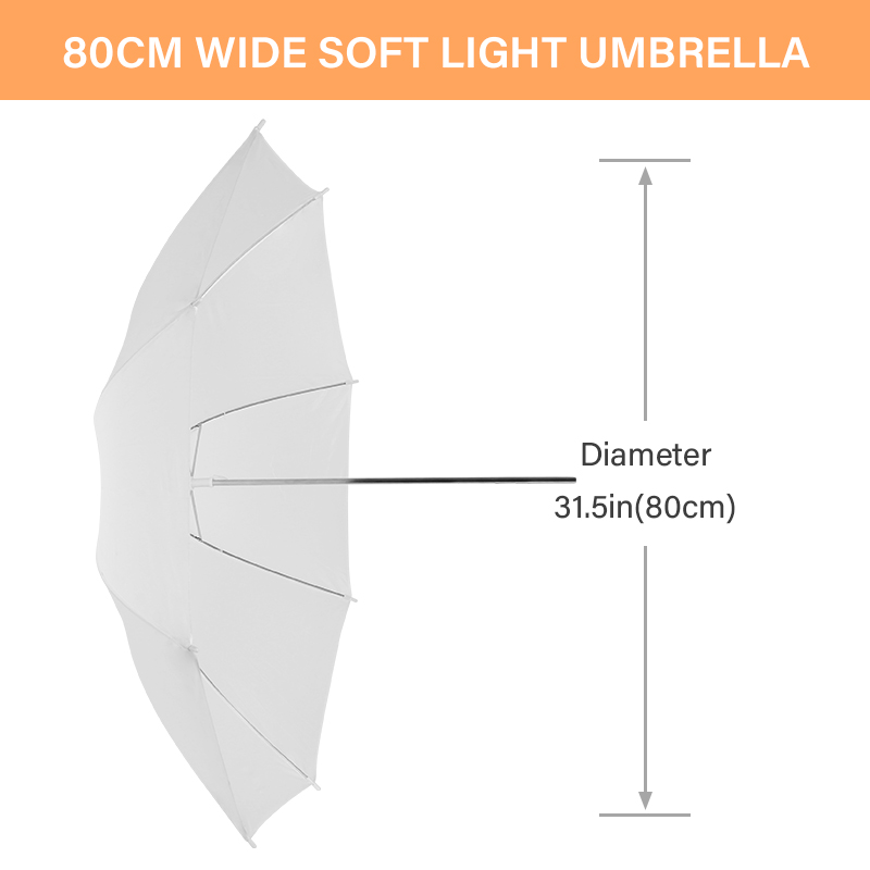 مظلة ناشرة للضوء الشفافة البيض - مراجعة Photography Umbrella Diffuser وسعره
