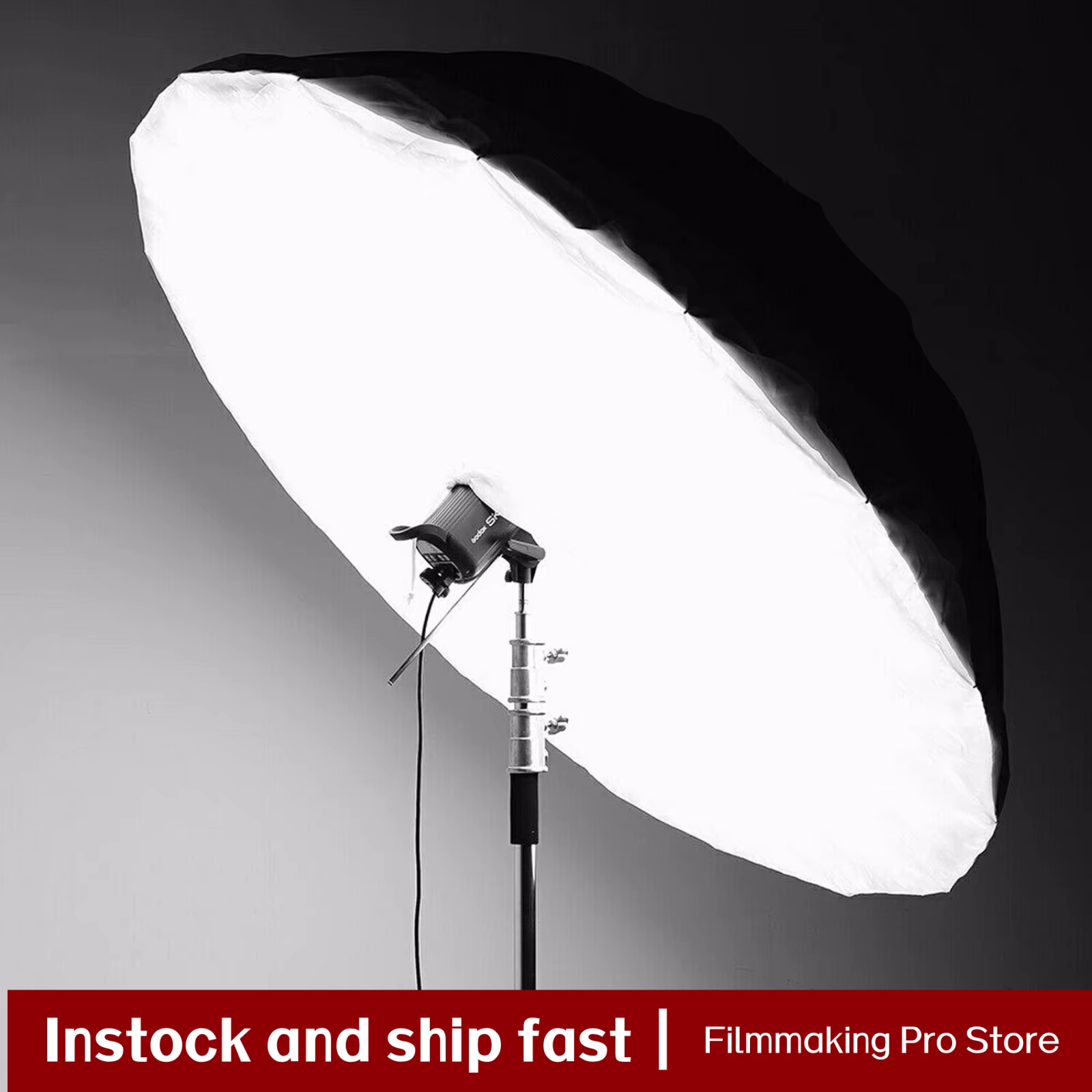 موزع ضوء ناعم أبيض على شكل مظل - مراجعة Photography Umbrella Diffuser وسعره