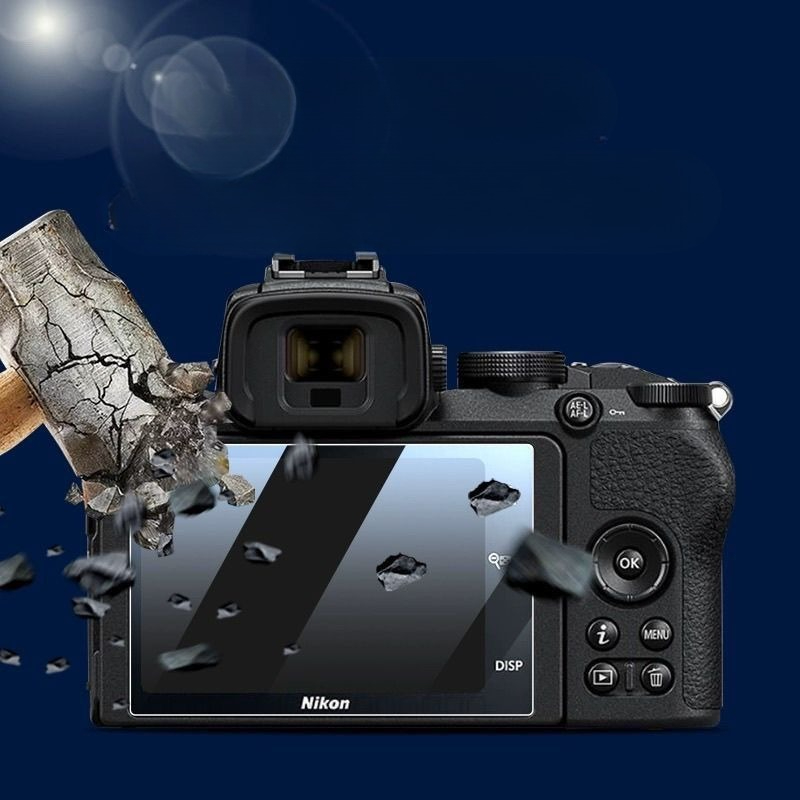 2 قطعة واقي للشاشة من الزجاج ا - مراجعة Nikon Camera Z50 وسعره