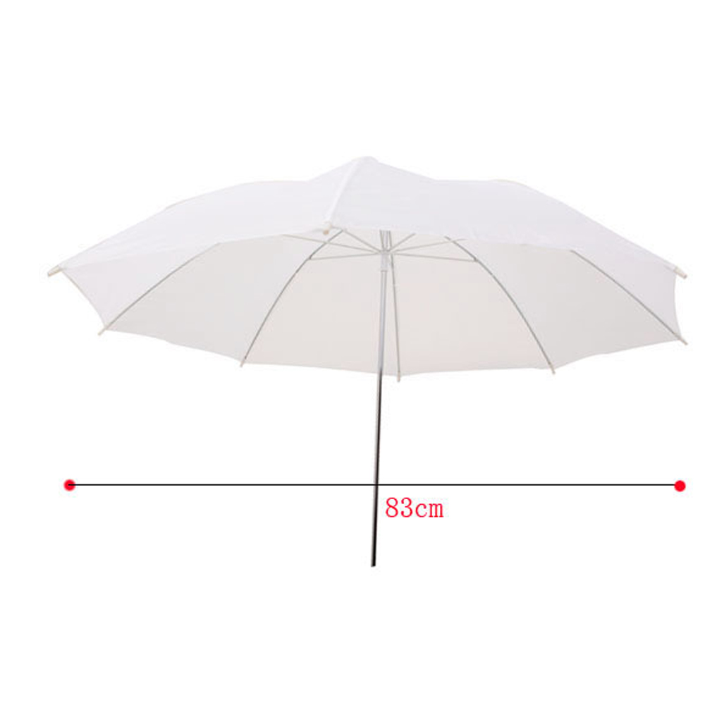 مظلة ناعمة بيضاء شفافة مقاس 33 - مراجعة Photography Umbrella Diffuser وسعره